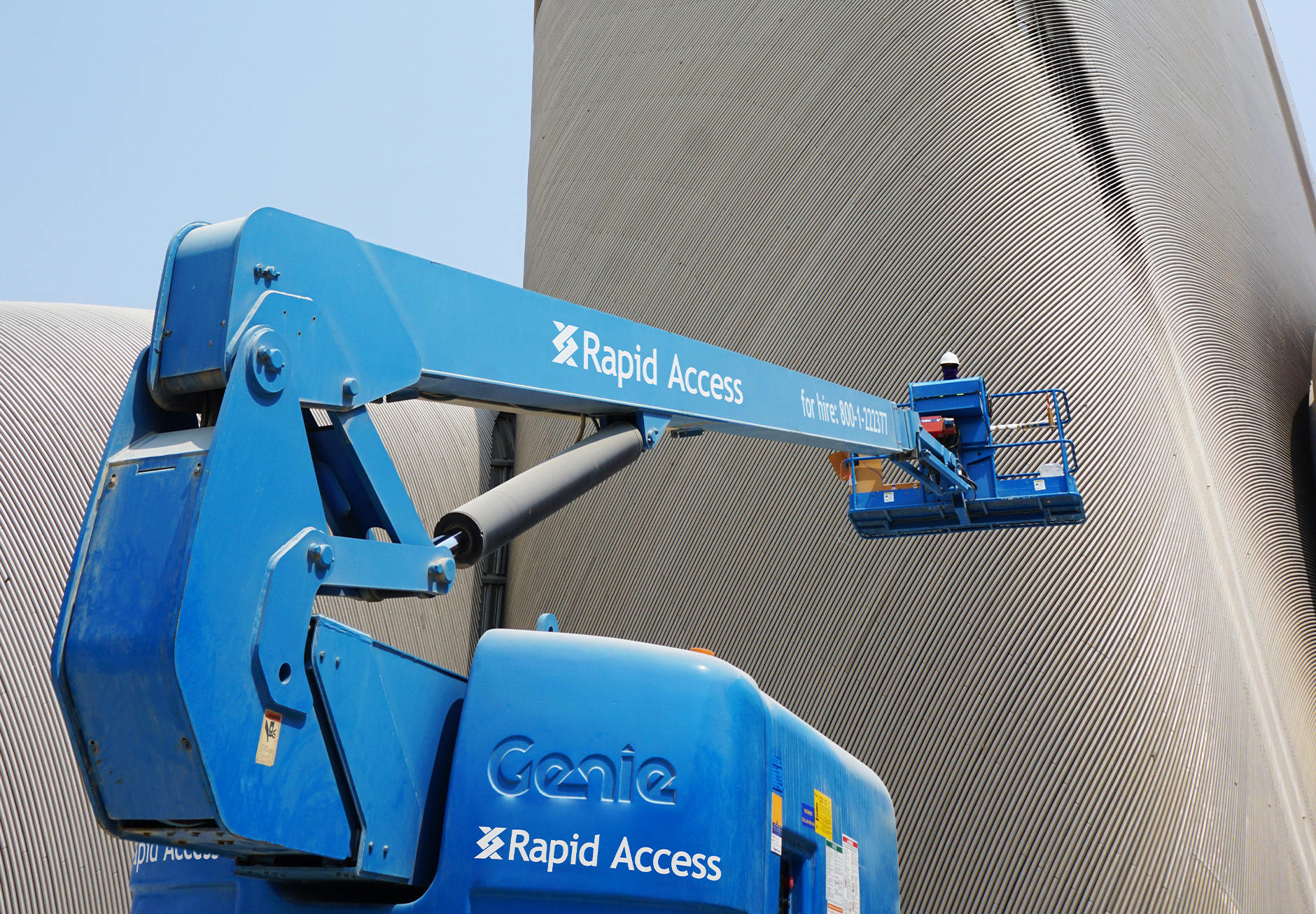 We are Rapid Access, the Middle East's market leader in powered access