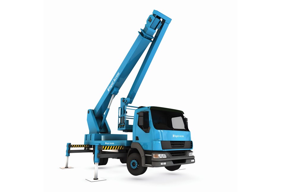 Truck Mount Special Crane Manlift Machine Image