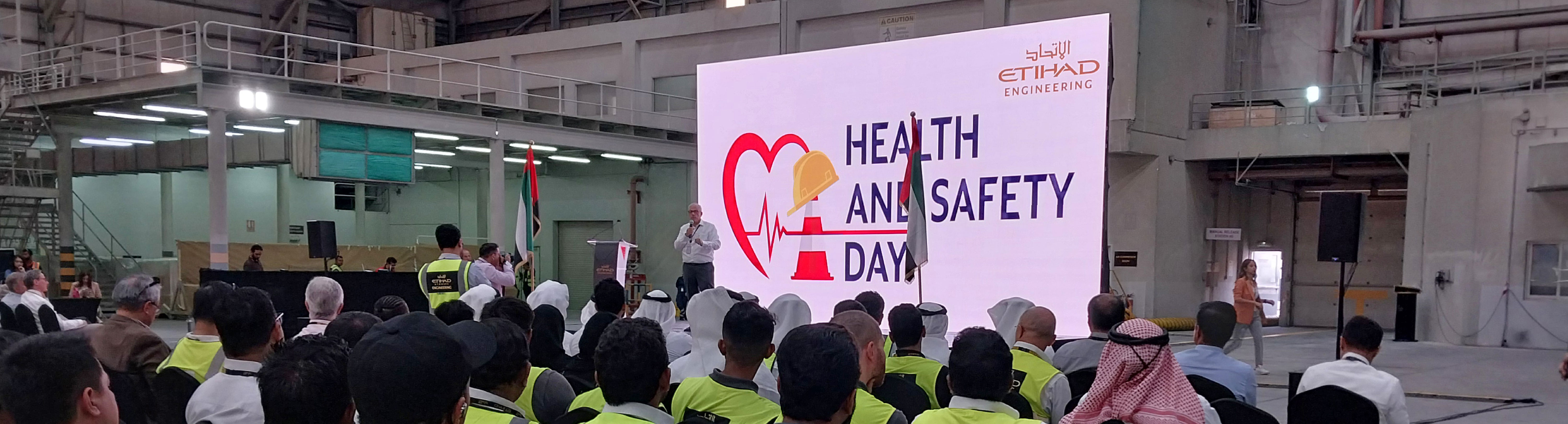 Elevating safety together: Supporting Etihad Engineering on their Health & Safety Day