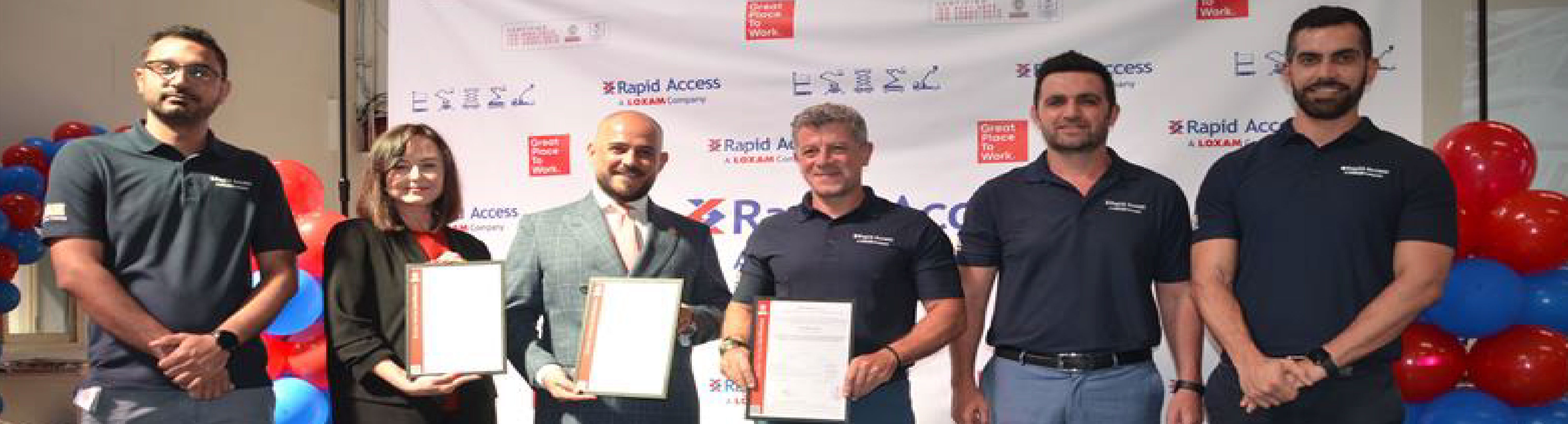 Rapid Access celebrates Great Place To Work re-certification and ISO achievements