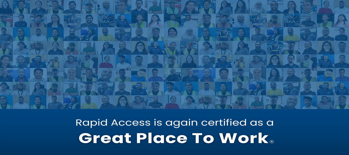 Rapid Access achieves pinnacle recognition as a Great Place To Work Certification powered by employee excellence